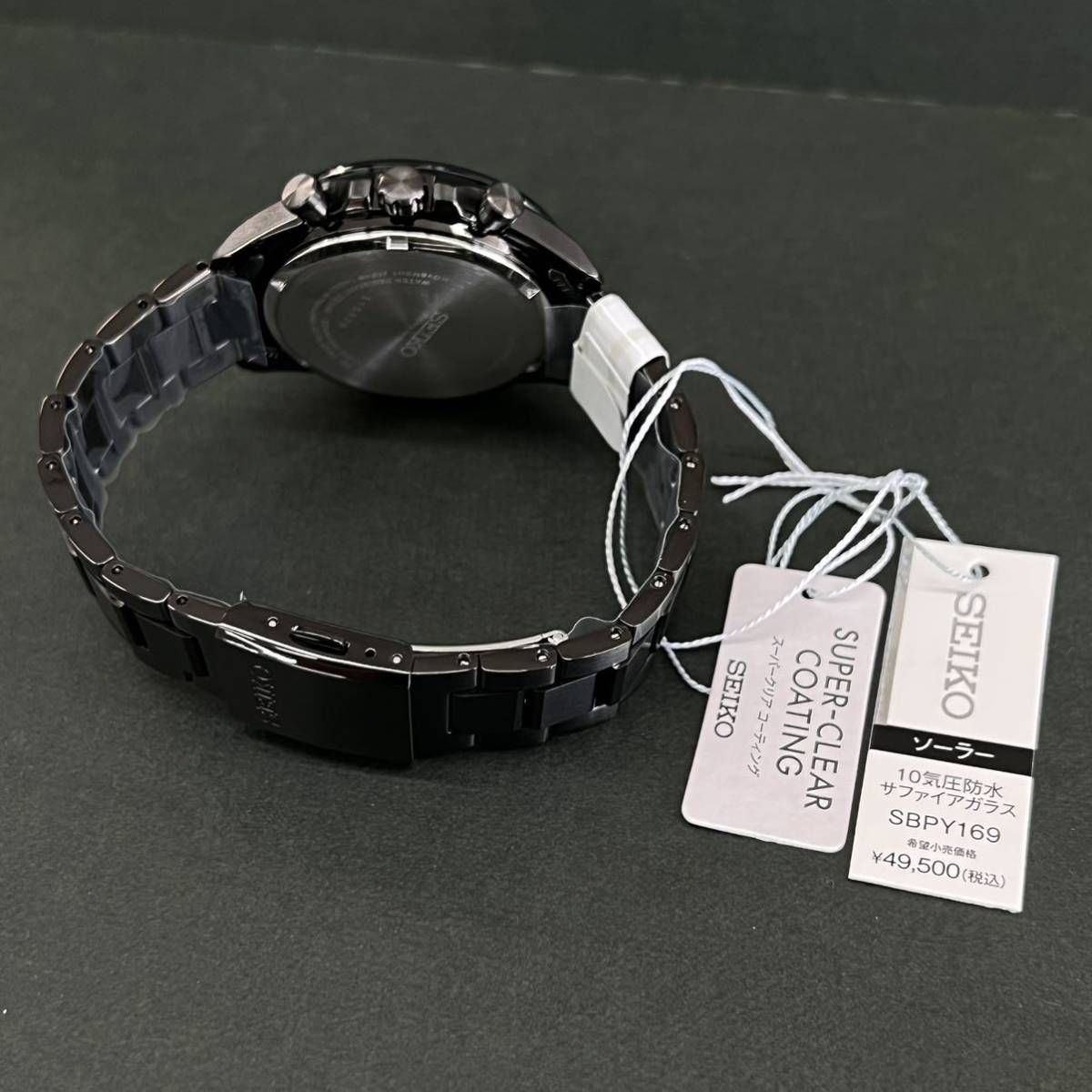 新品　SEIKO/セイコー　腕時計　メンズ　紳士　クロノグラフ　防水　時計