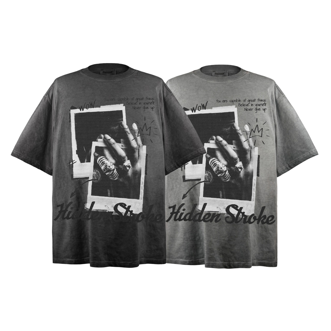 VINTAGE ストリート ポラロイド写真 Tシャツ T1518