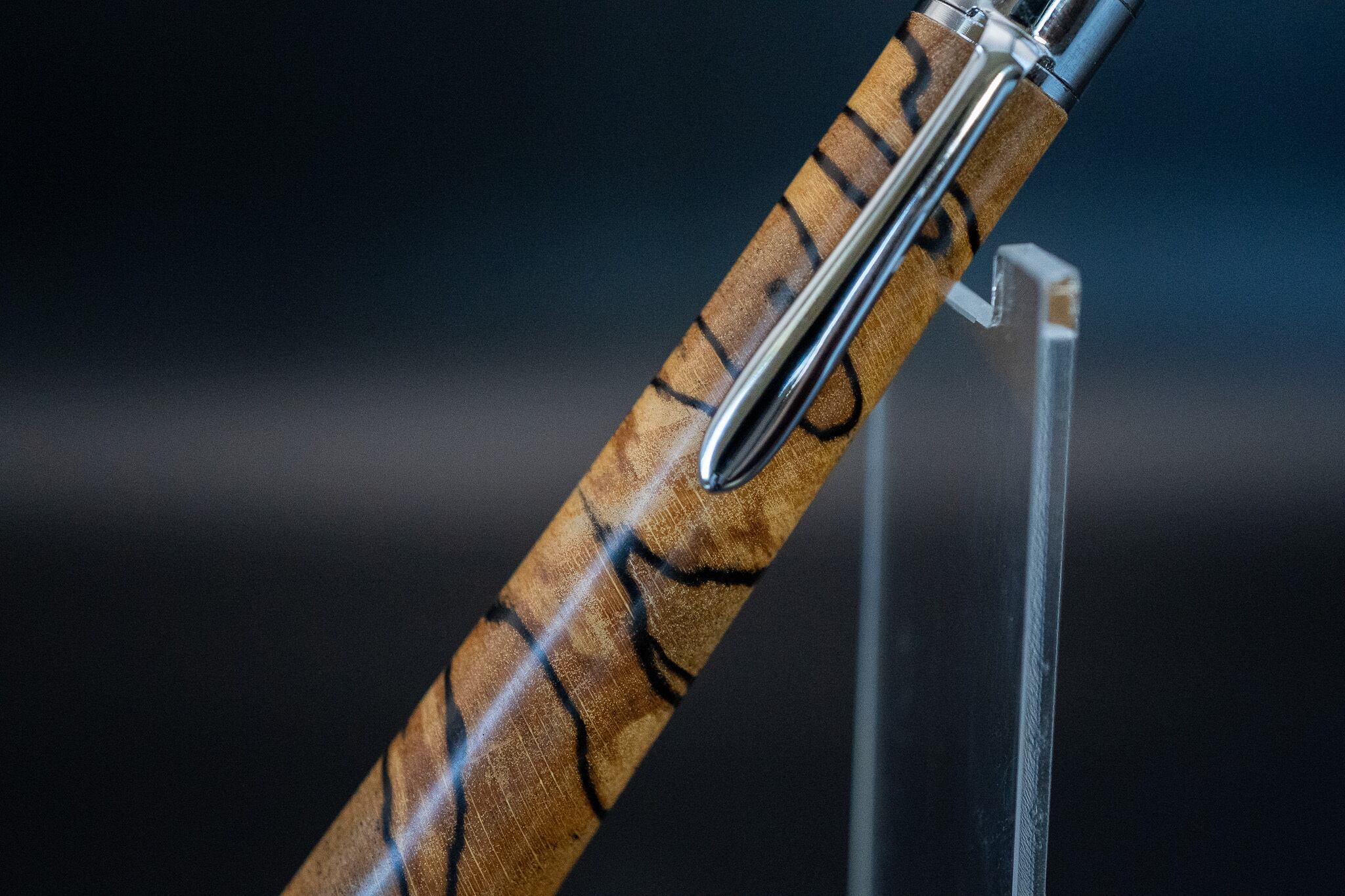 【自然が織りなす古地図】スタビライズドウッド スポルテッドビーチ silver MP