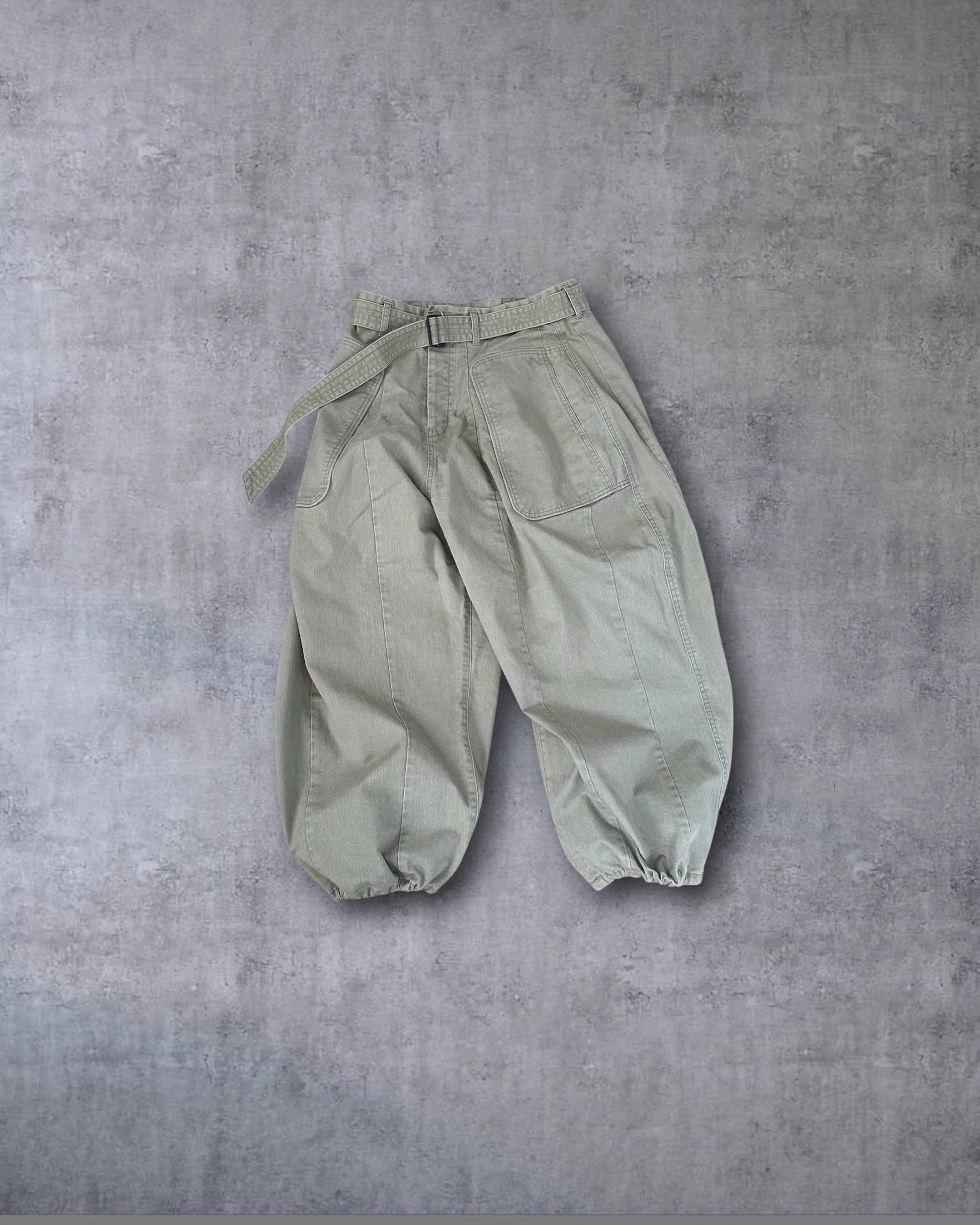 NATIVE VILLAGE　No.3 A premonition ダーツカーゴパンツ
（sand khaki）