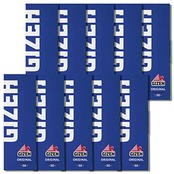 GIZEH(ギゼ) レギュラーシングル オリジナル レギュラーバーニング 手巻きタバコペーパー 50枚入り×10冊パック 7-29001-35