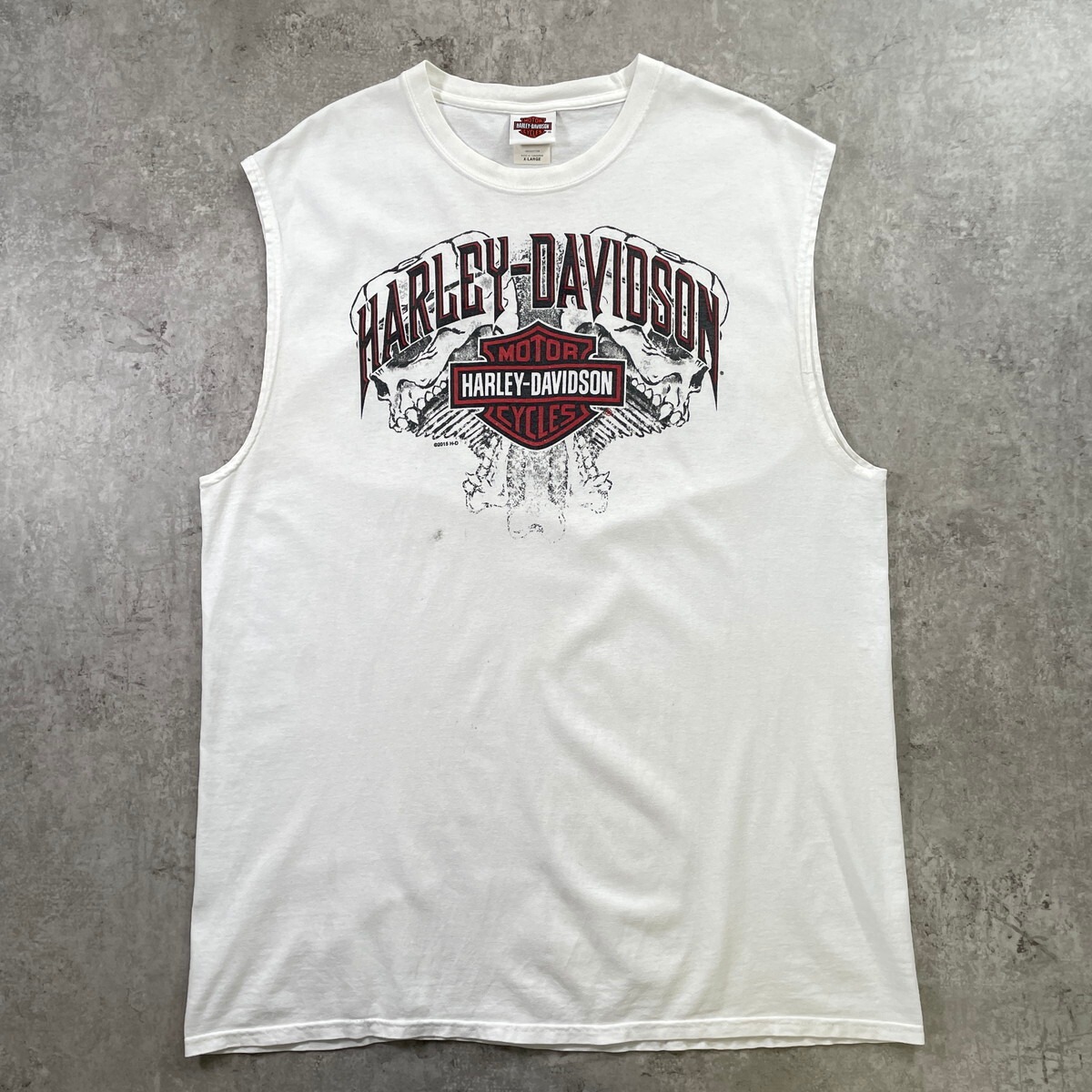 Harley-Davidson ハーレーダビッドソン ロゴプリント ノースリーブT 