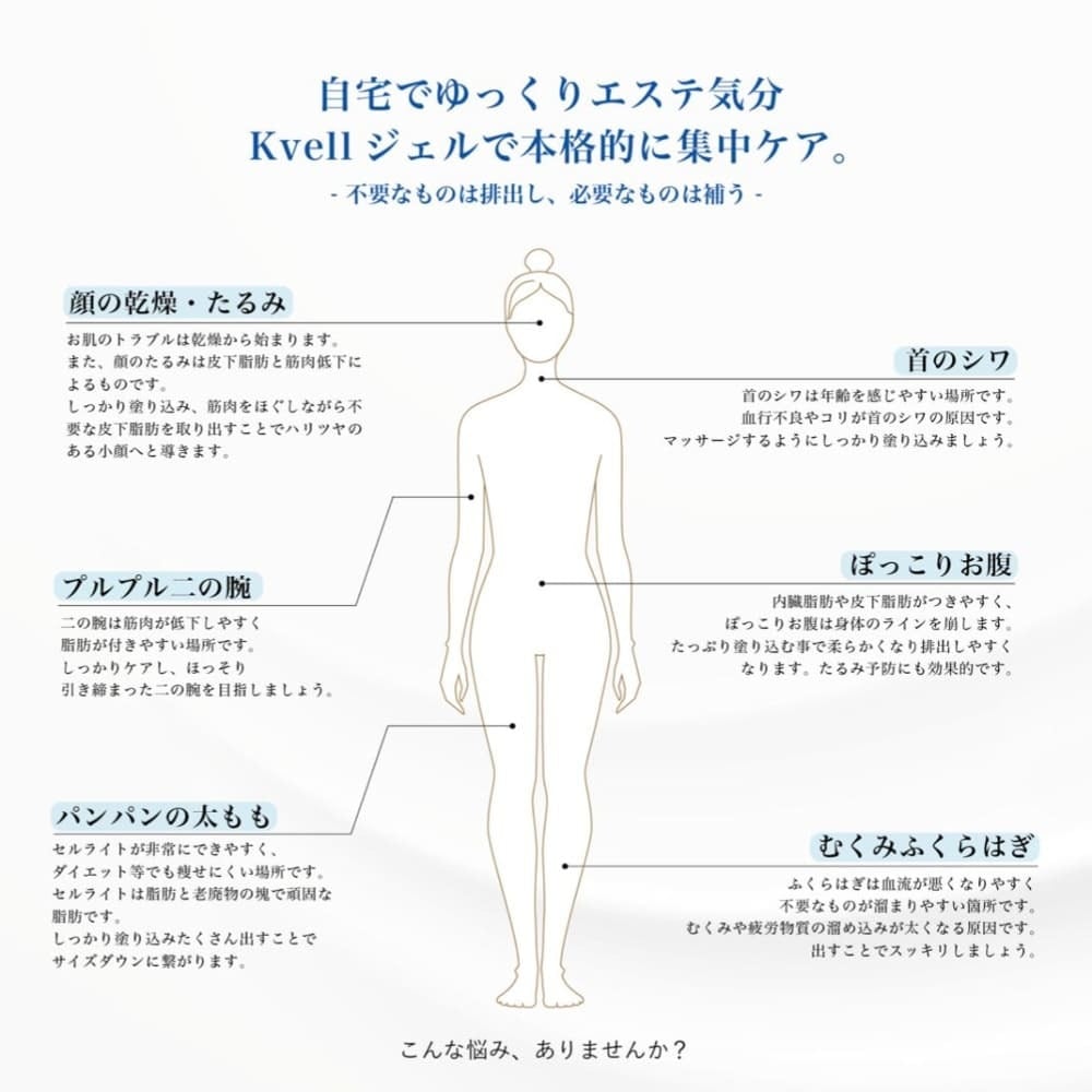 クベルジェル　カッサ クベルジェル Kvell クベル マッサージジェル 200ml