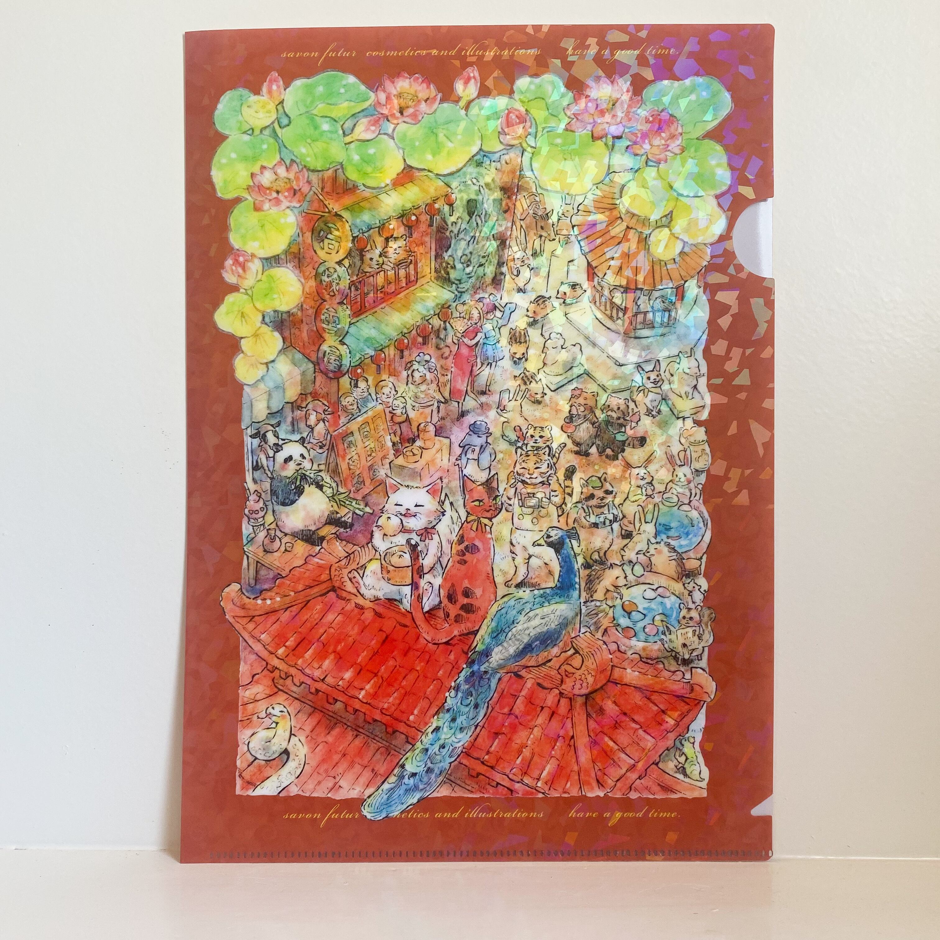 A5クリアファイル / 中華街干支絵巻
