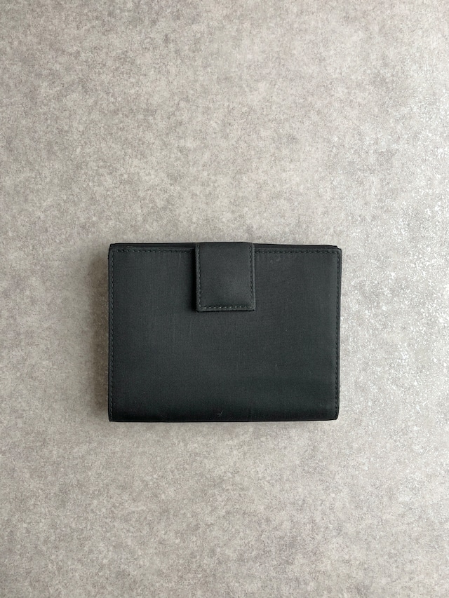 PRADA プラダ 財布 ブラック トライアングルロゴ ナイロン 2つ折り vintage ヴィンテージ オールド 5se6i2