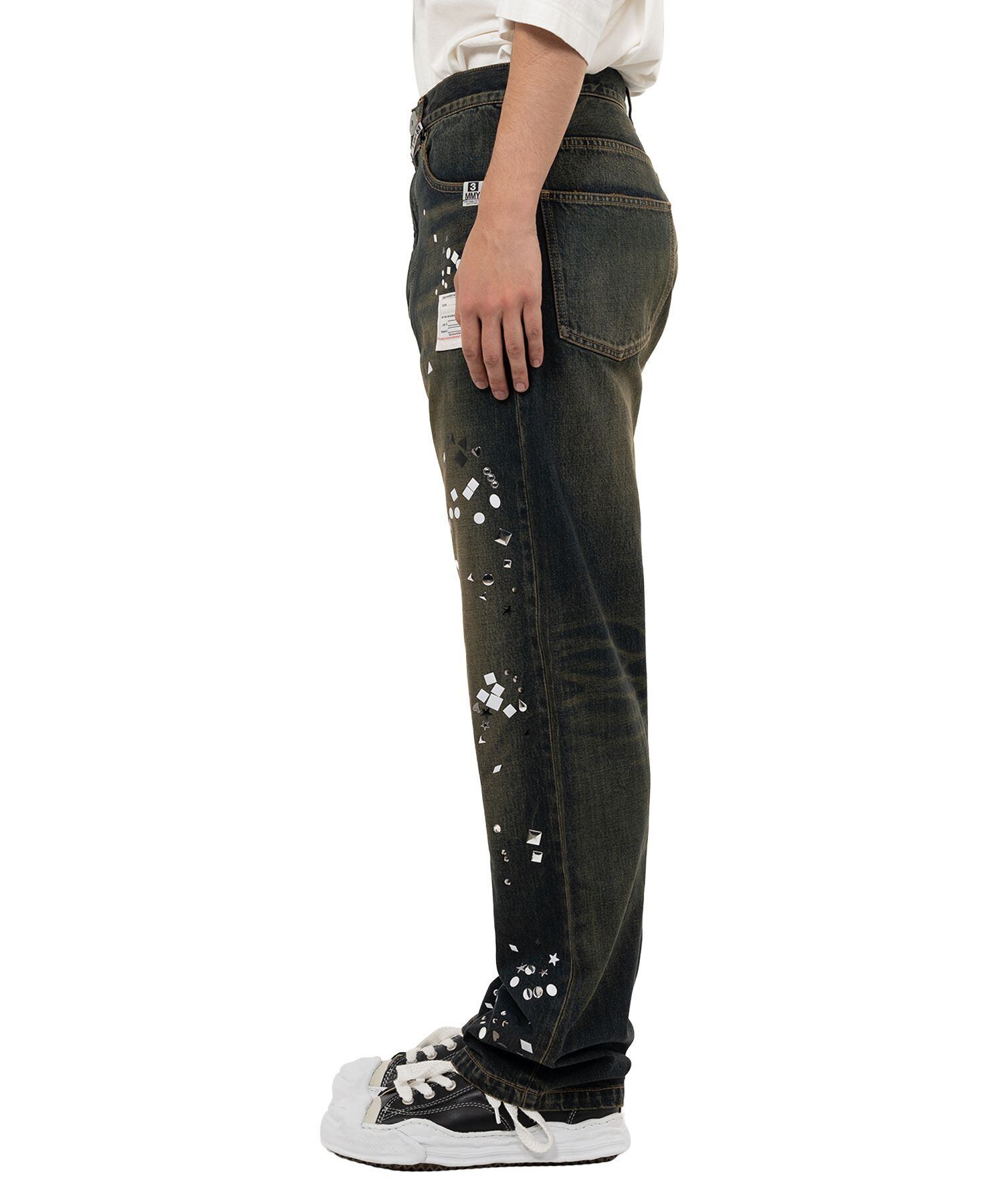 Maison MIHARA YASUHIRO | EMBELLISHED JEANS | INDIGO | HOWDAY