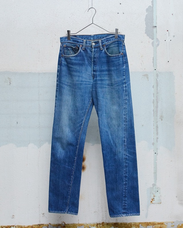 vintage “LEVI'S” 501, indigo denim trousers / BIG-E