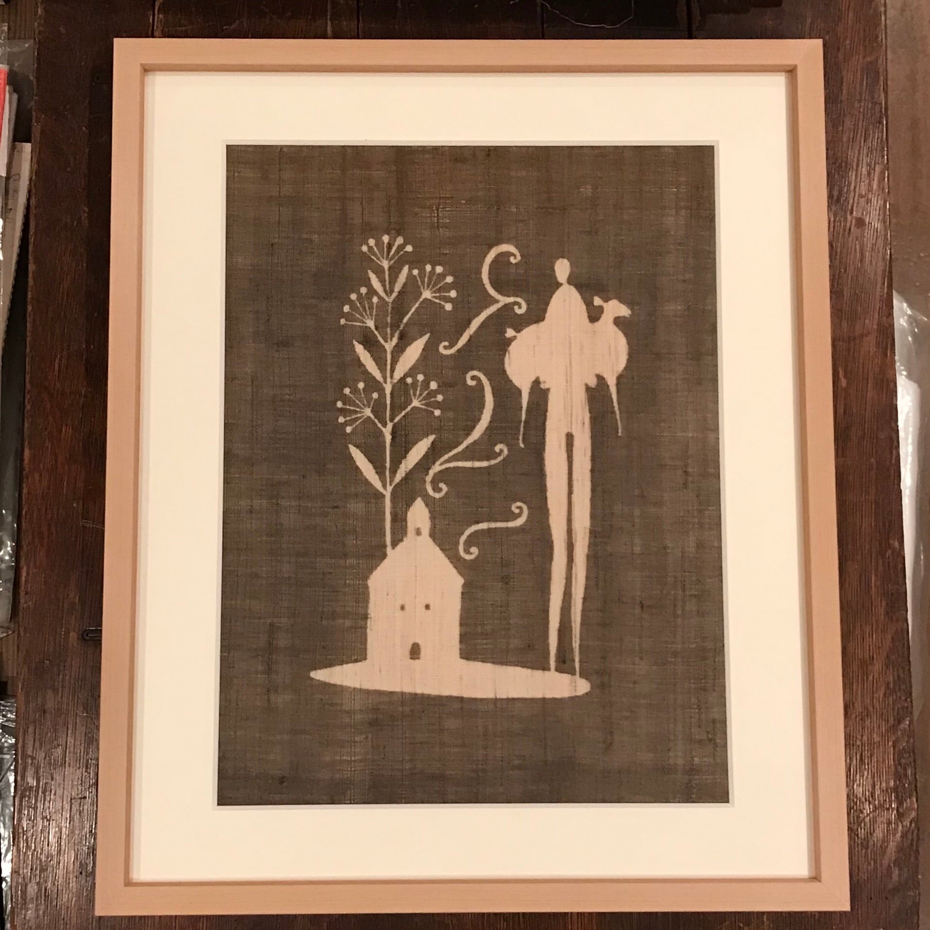 望月さん 望月 通 陽 望月通陽 型染作品 愛の神よ 馬
