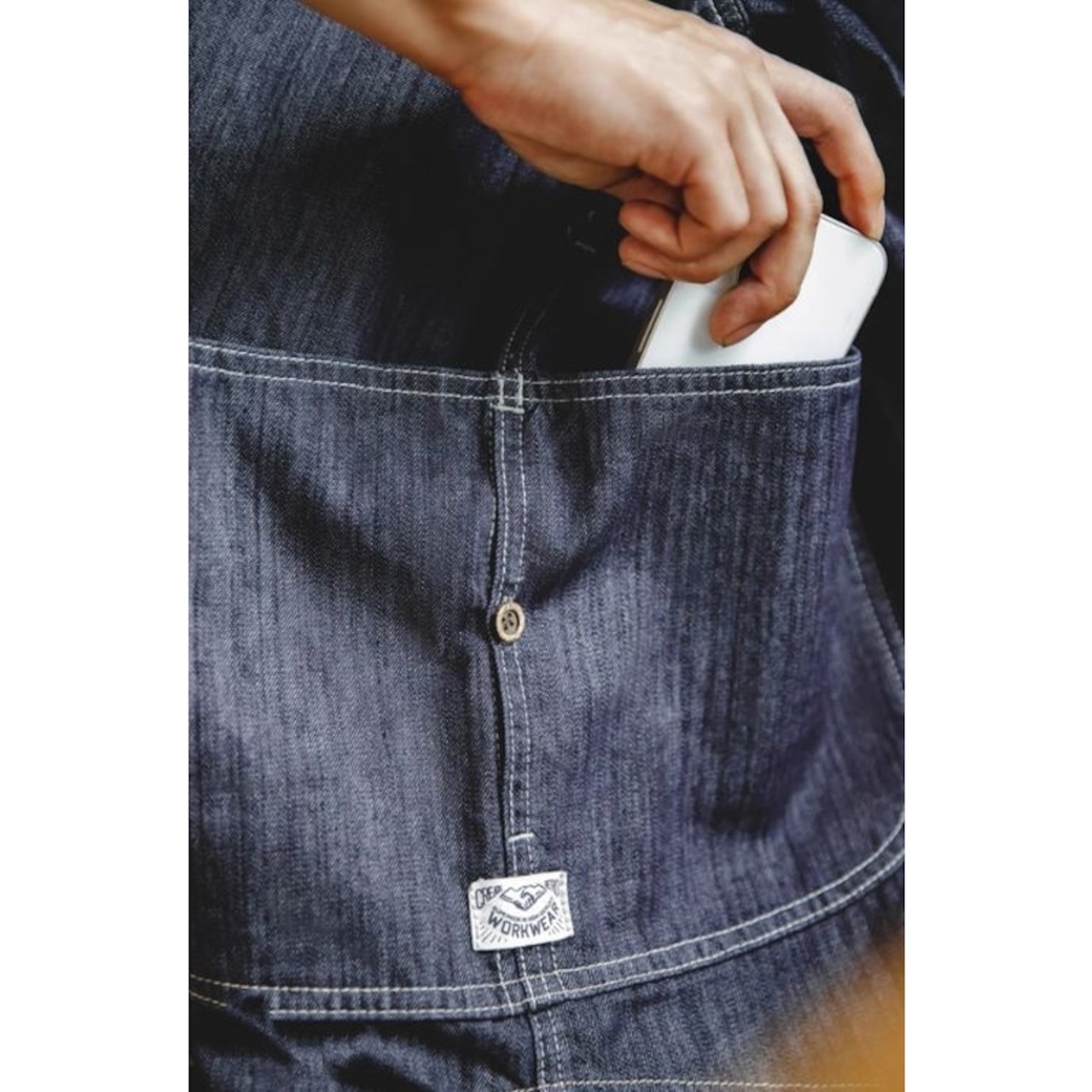 Denim Long Sleeve Shirt ◇H0025