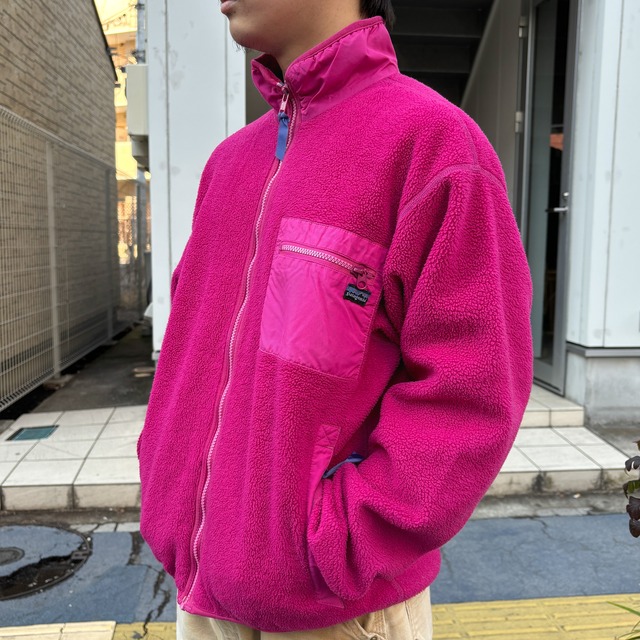 即発送☆Patagonia フリースジャケットレトロピンク XXL フリース 