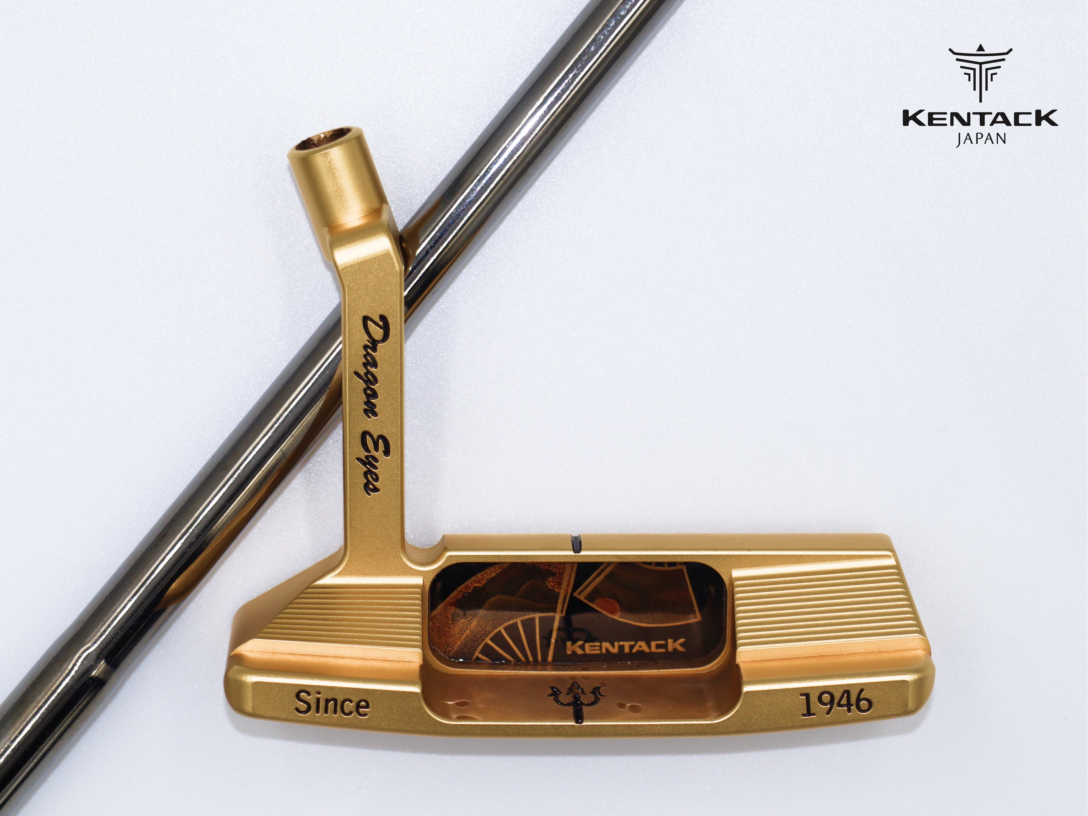 #146 Dragon Eyes 蒔絵24Kゴールドパター(扇子2)スチールシャフト