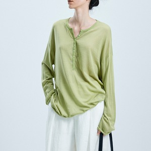 Henry Neck Pullover   T0538
