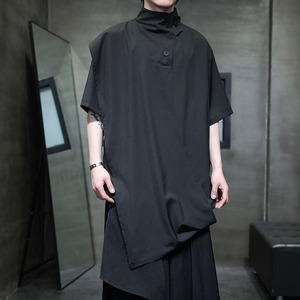 Irregular ice silk short sleeve T-shirt(MT1126)