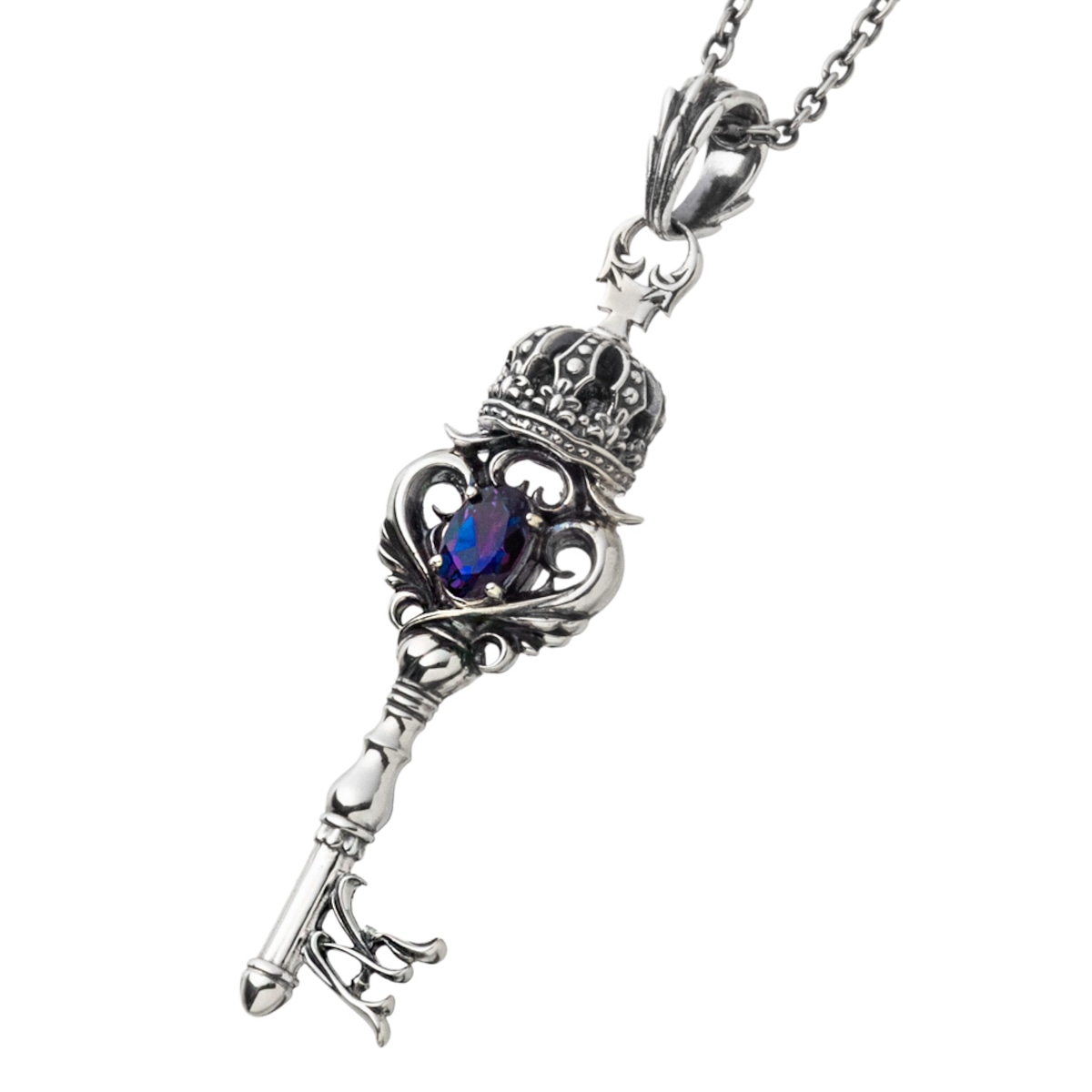 クラウンキーペンダント AKP0122 Crown key pendant シルバー 