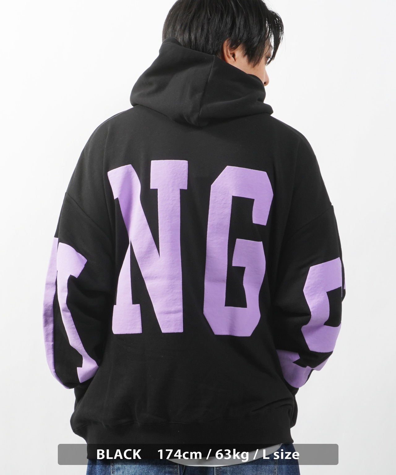 \SALE/◆ビッグロゴ 立体プリント ビッグパーカー◆ng-82522