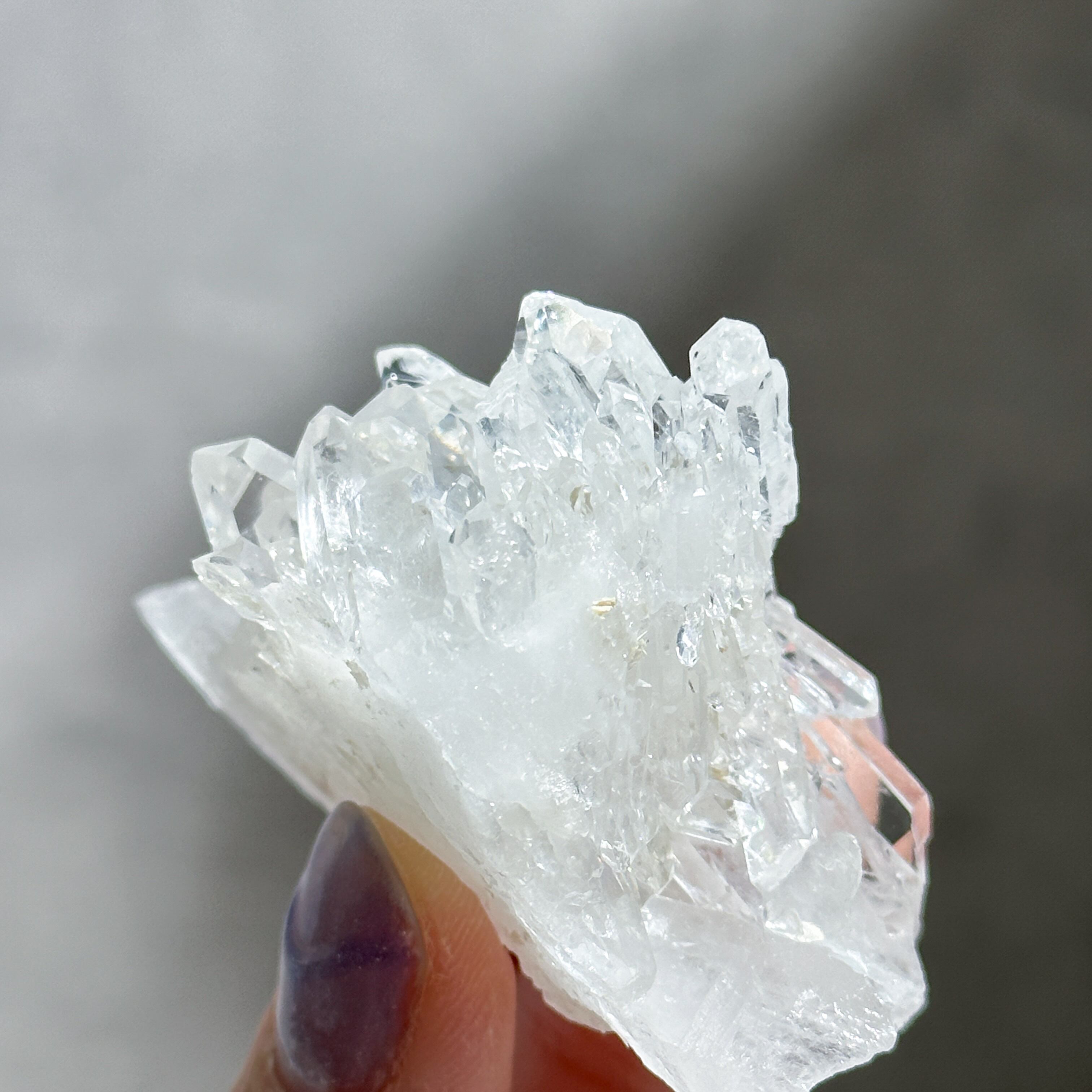 ⭐︎ゼッカ産水晶クリアクォーツ ゼッカ産水晶クリアクォーツ クラスター22◇ Clear Quartz From Zeca