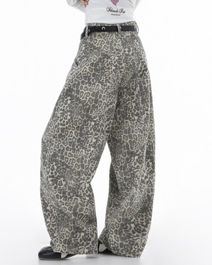 レオパードワイドパンツ A0794