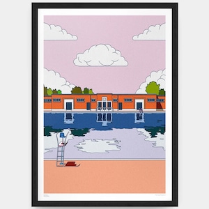 Evermade "Lido I" A3 (297×420mm) Art Print Artwork by Ana Popescu