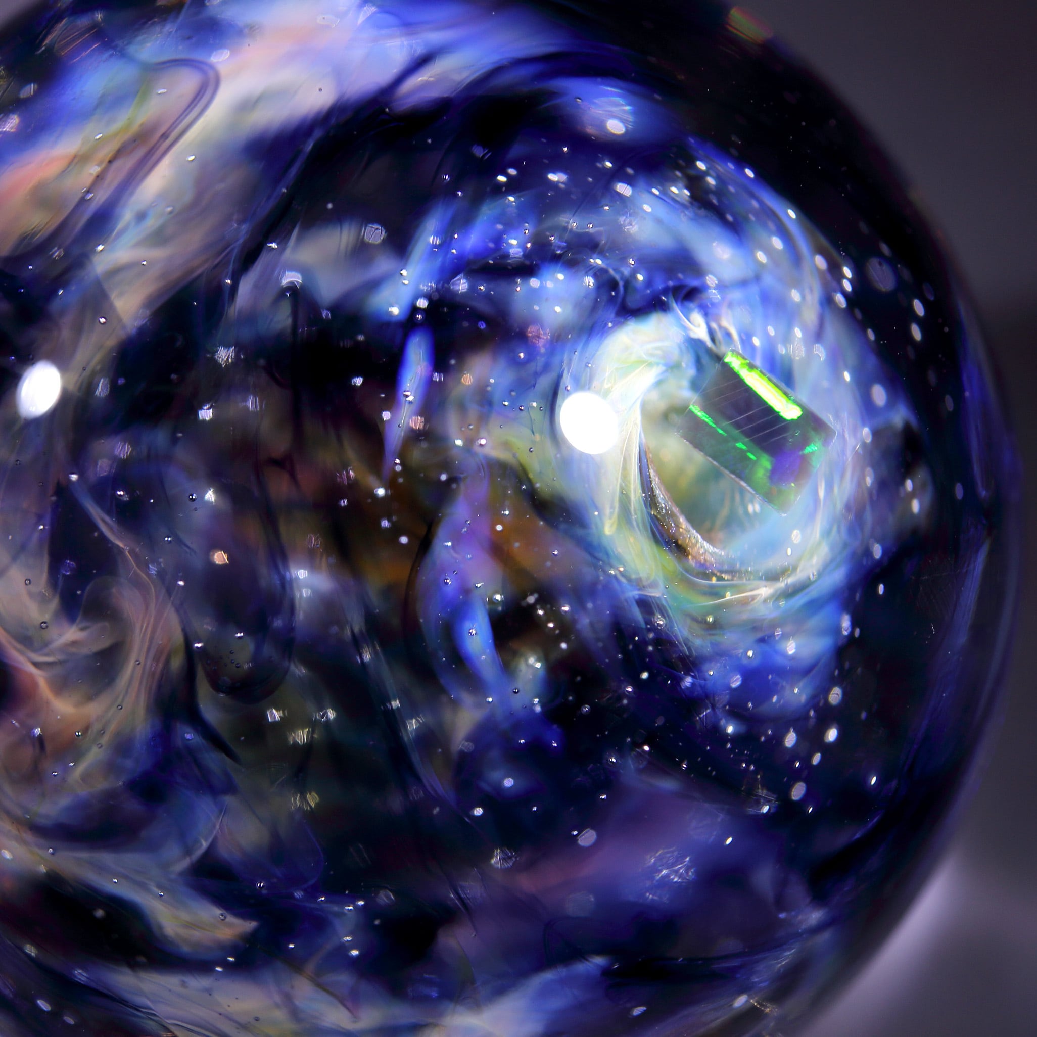 50mm Eye Of The Galaxy Nebula Glass Marble 宇宙ガラスマーブル