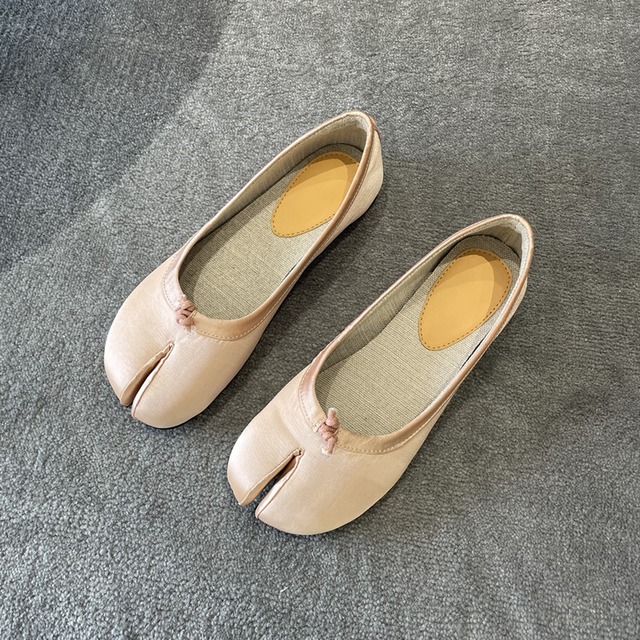 <5カラー>シューズ パンプス フラットシューズ 足袋シューズ ぺたんこ レディース シンプル カジュアル