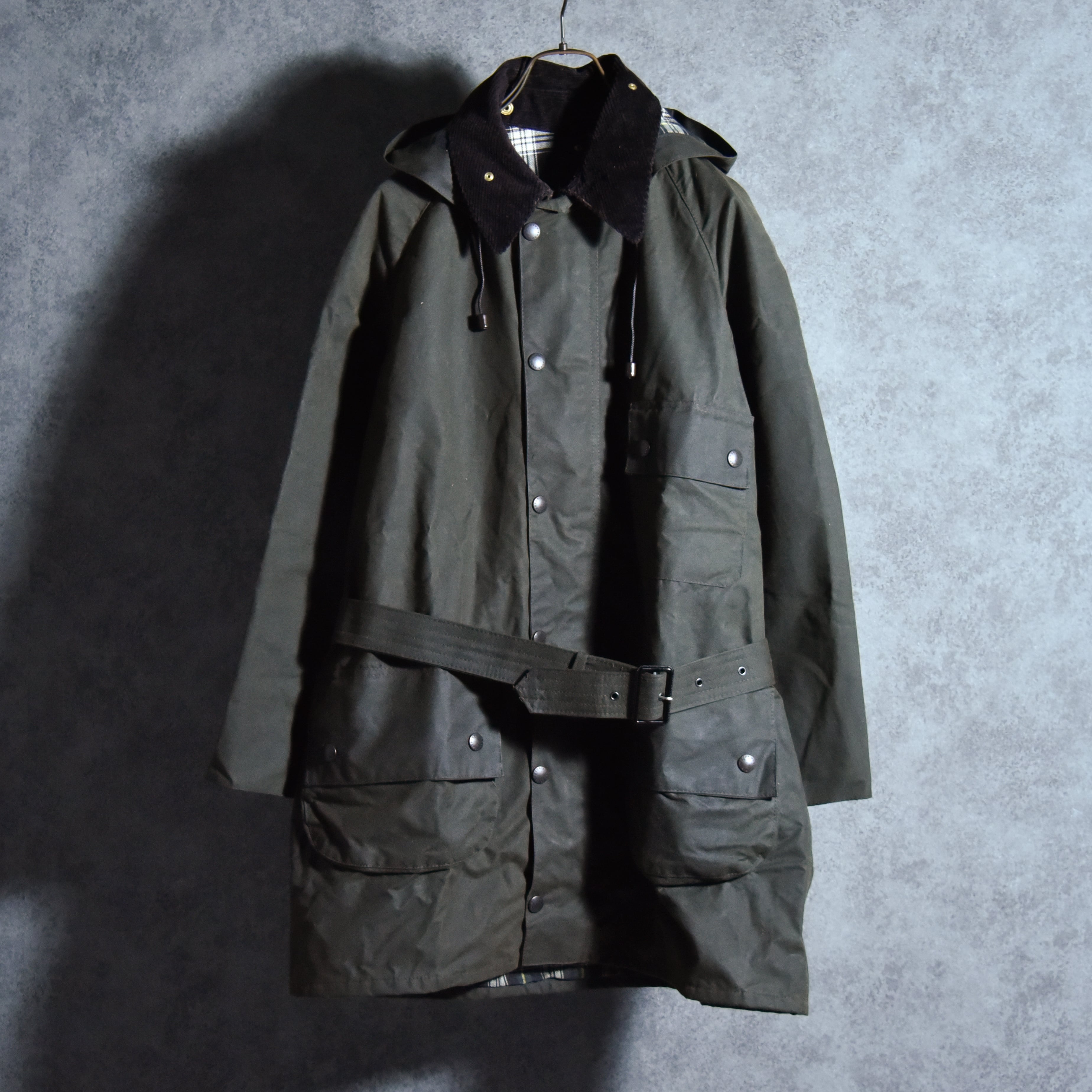 美品Barbourバブアー Solway Zipper フード　ベストフルセット DEAD STOCK】80s Barbour SOLWAY ZIPPER Full Set バブアー ソルウェイ