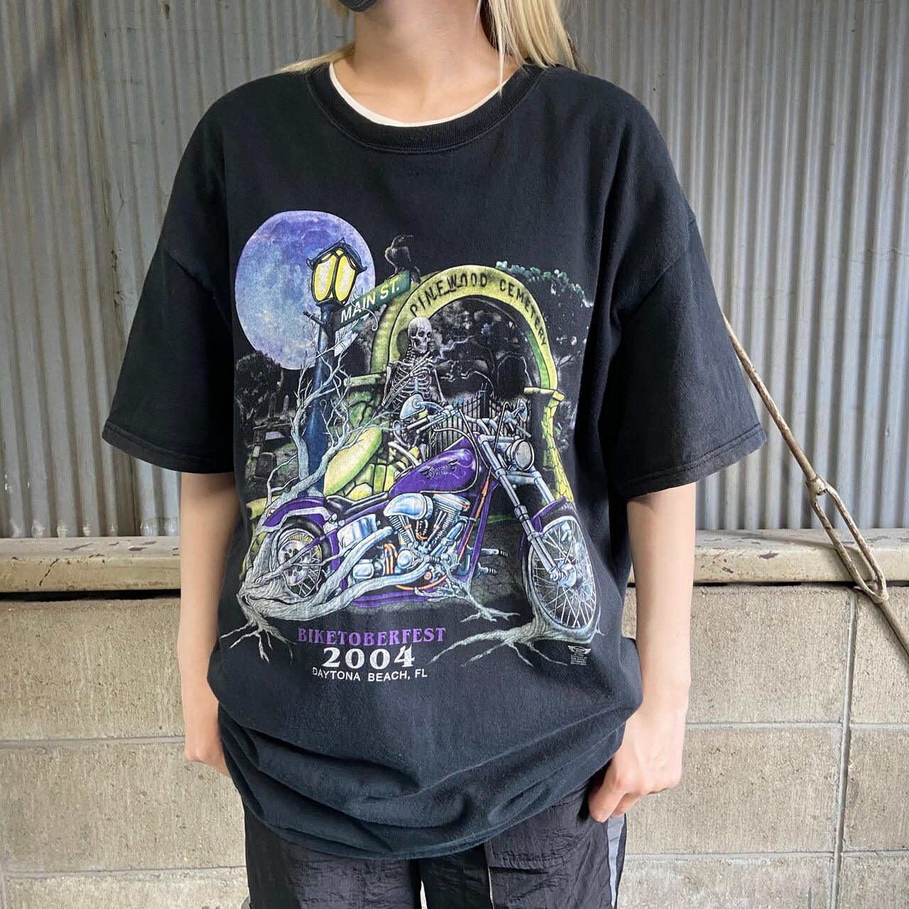 スカル　ドクロ　Tシャツ　90s ヴィンテージ