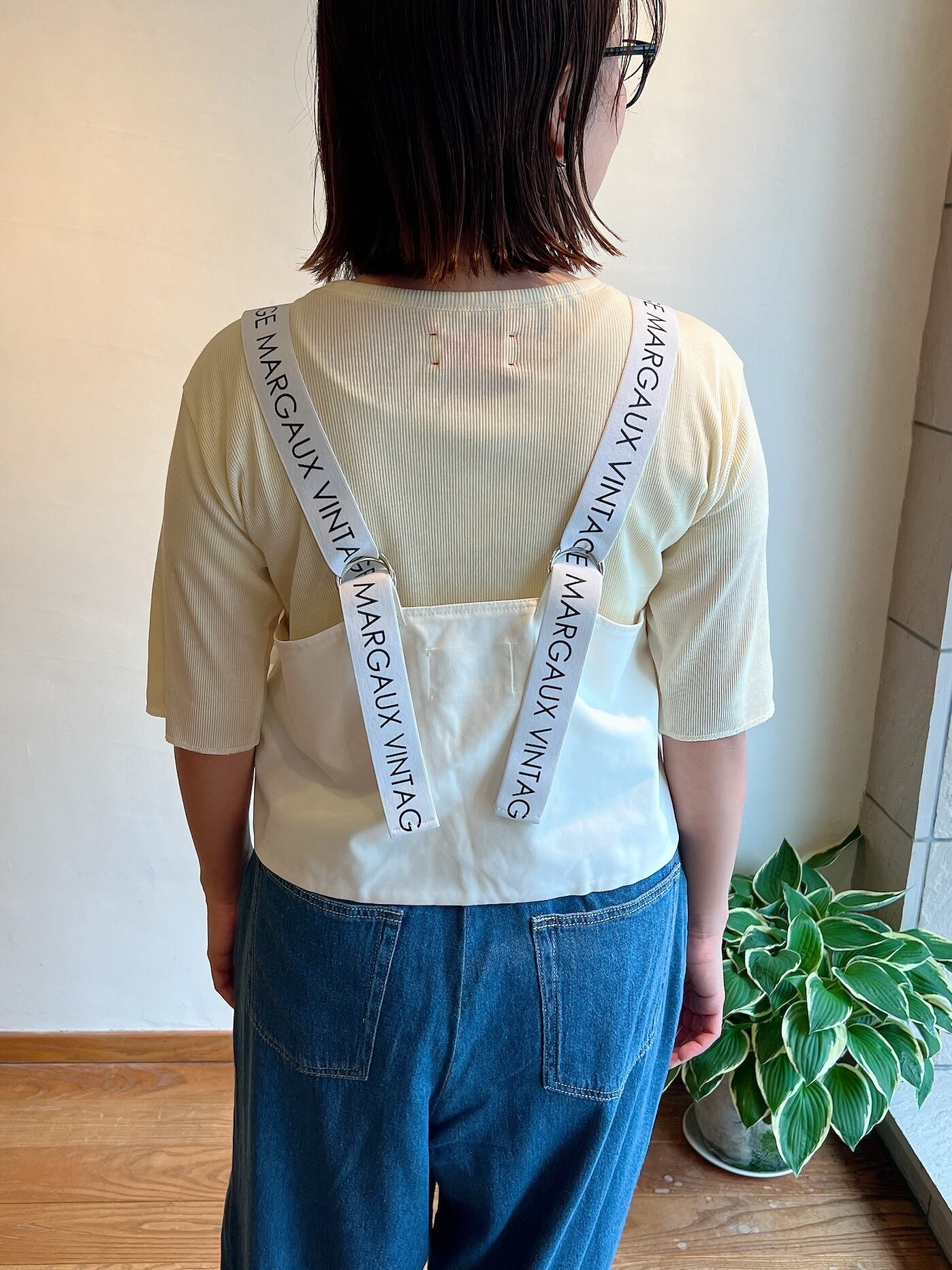 MARGAUX VINTAGE / フリルショートビスチェ | anouk
