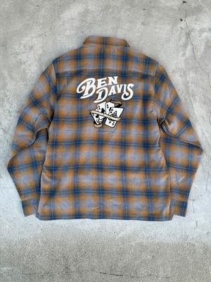 BEN DAIVIS / OMBRE CHECK SHIRT / SHIRT / 長袖シャツ / 刺繍シャツ / T-25780021