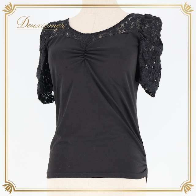社交ダンス 衣装 トップス ブラウス ブラック系 チャコット Chacott 黒 レース 花 伸縮 ストレッチ 練習 レッスン 華やか 上品 かわいい パーティー 透け感 半袖 ダンス衣装 イベント ステージ オールブラック 社交ダンス 衣装 トップス ブラウス ブラック系 チャコット Chacott 黒 レース 花 伸縮 ストレッチ 練習 レッスン 華やか 上品 かわいい パーティー 透け感 半袖 ダンス衣装 イベント ステージ オールブラック