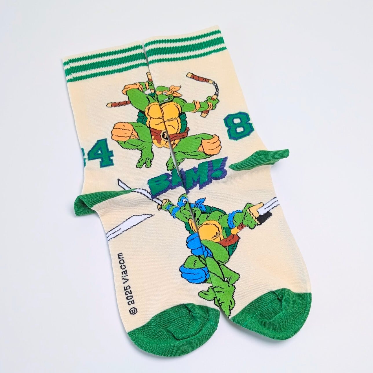♧【 crew socks / クルーソックス 】Teenage Mutant Ninja Turtles ( タートルズ )  / 靴下 / ソックス〚アメリカン雑貨 アメトイ〛