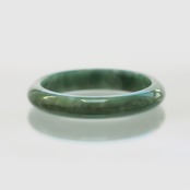 【内径 約58mm】 komaru green 翡翠バングル A貨翡翠 jd_bg1549