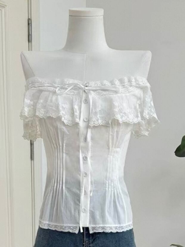 あやち オフショルレーストップス | maison de priére