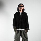 Leh / Photographer Jacketにbarbell object / leather jktコーディネート