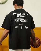 グラフィックオーバーサイズ半袖Tシャツ S0540