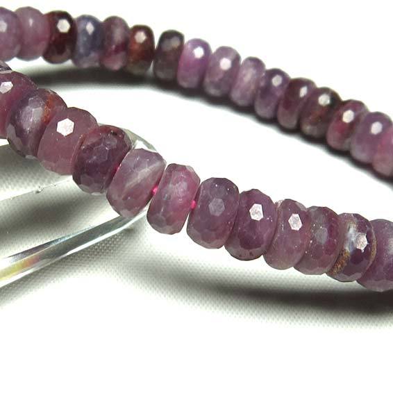 ルビー ブレスレット 9mm おまかせ便 111-16889