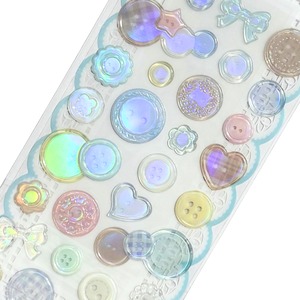 シェリーボタンステッカー　パステル