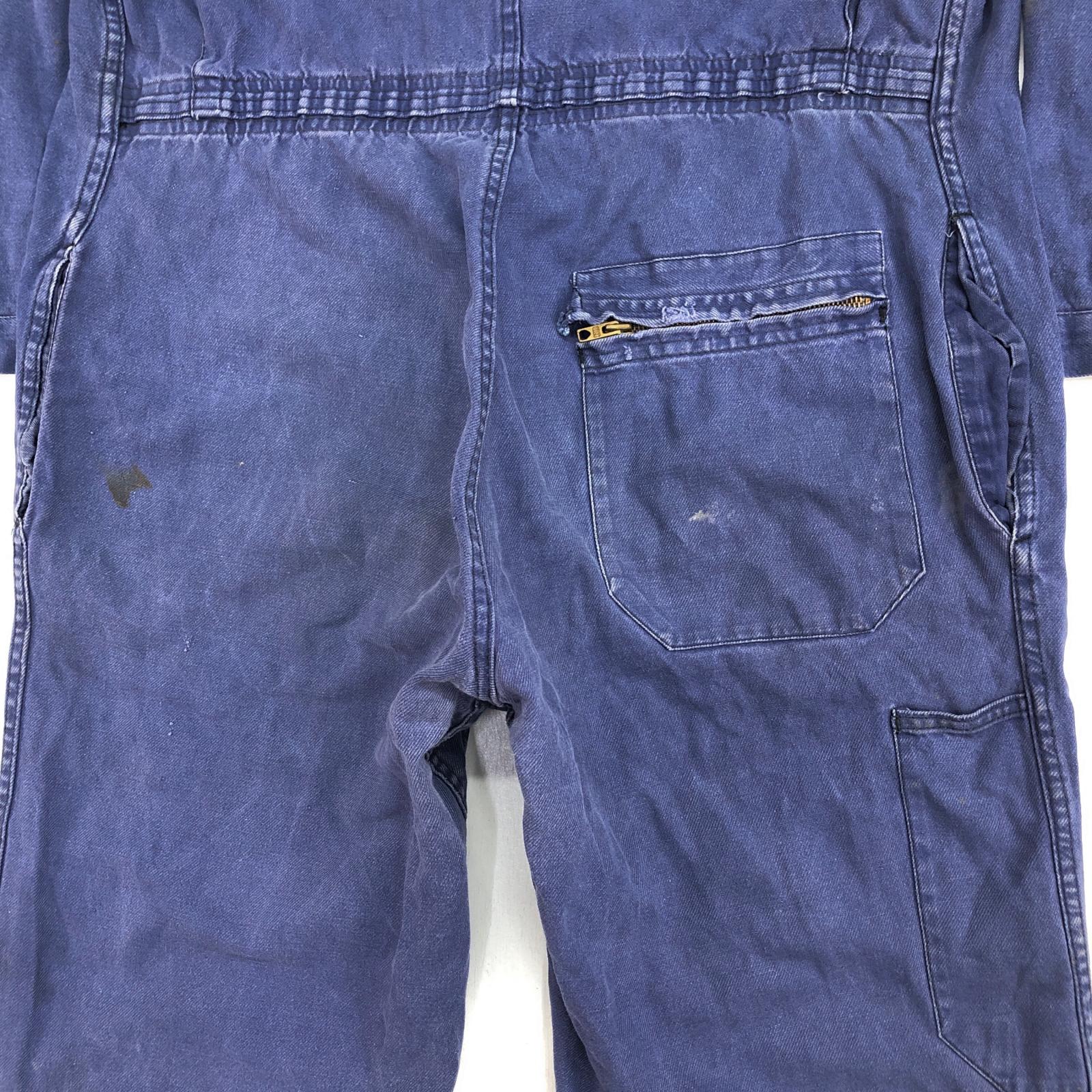 UNKNOWN 80- 90年代 FRANCE製 COVERALLS ユーロワーク フレンチワーク