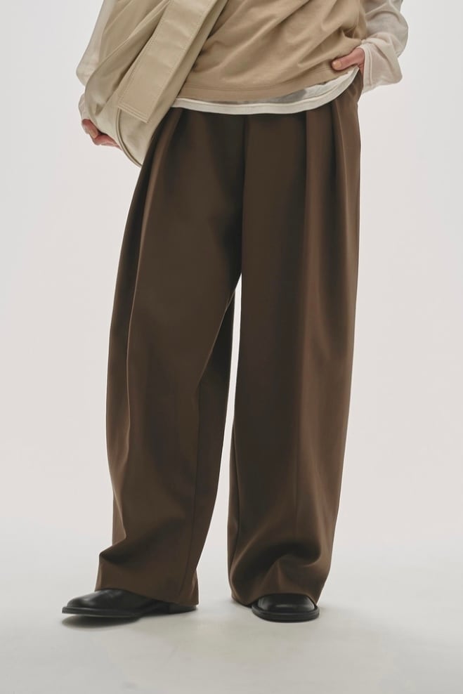 TODAYFUL Bonding Wide Trousers ボンディングワイドトラウザーズ
