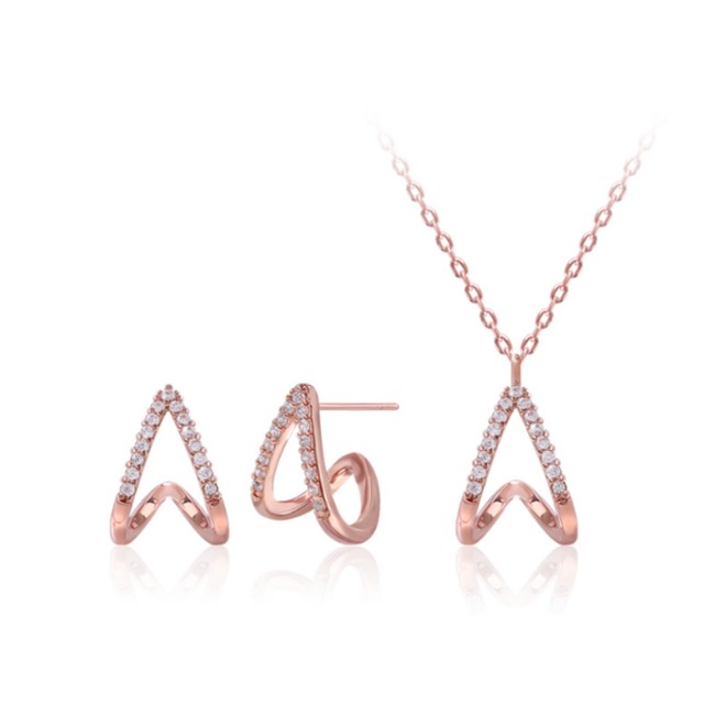 ピュアシンプル ピアス+ネックレス