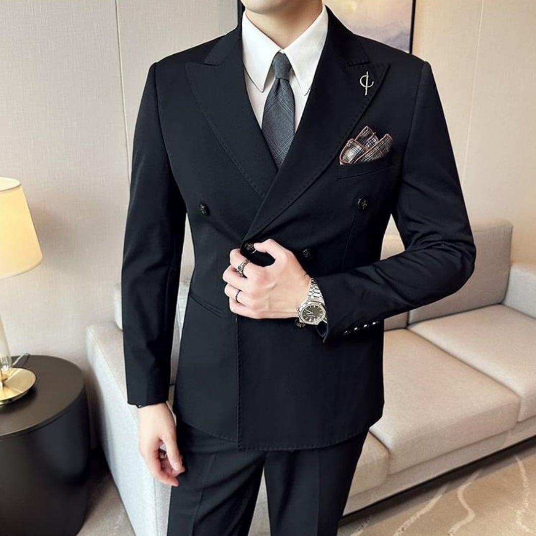 極美品✨23区 スーツ ダブルクロスストレッチ 3点セット ブラウン S～M