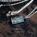 アクアマリン 鉱物原石 シルバー925 ネックレス 【一点もの Silent Crystal Collection】 天然石 アクセサリー