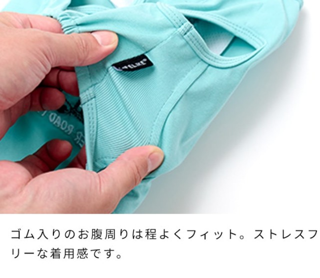 犬服　わんこ服　ペット服　接触冷感　ICEシーサイドタンク保冷剤付き　［サイズ：5号］