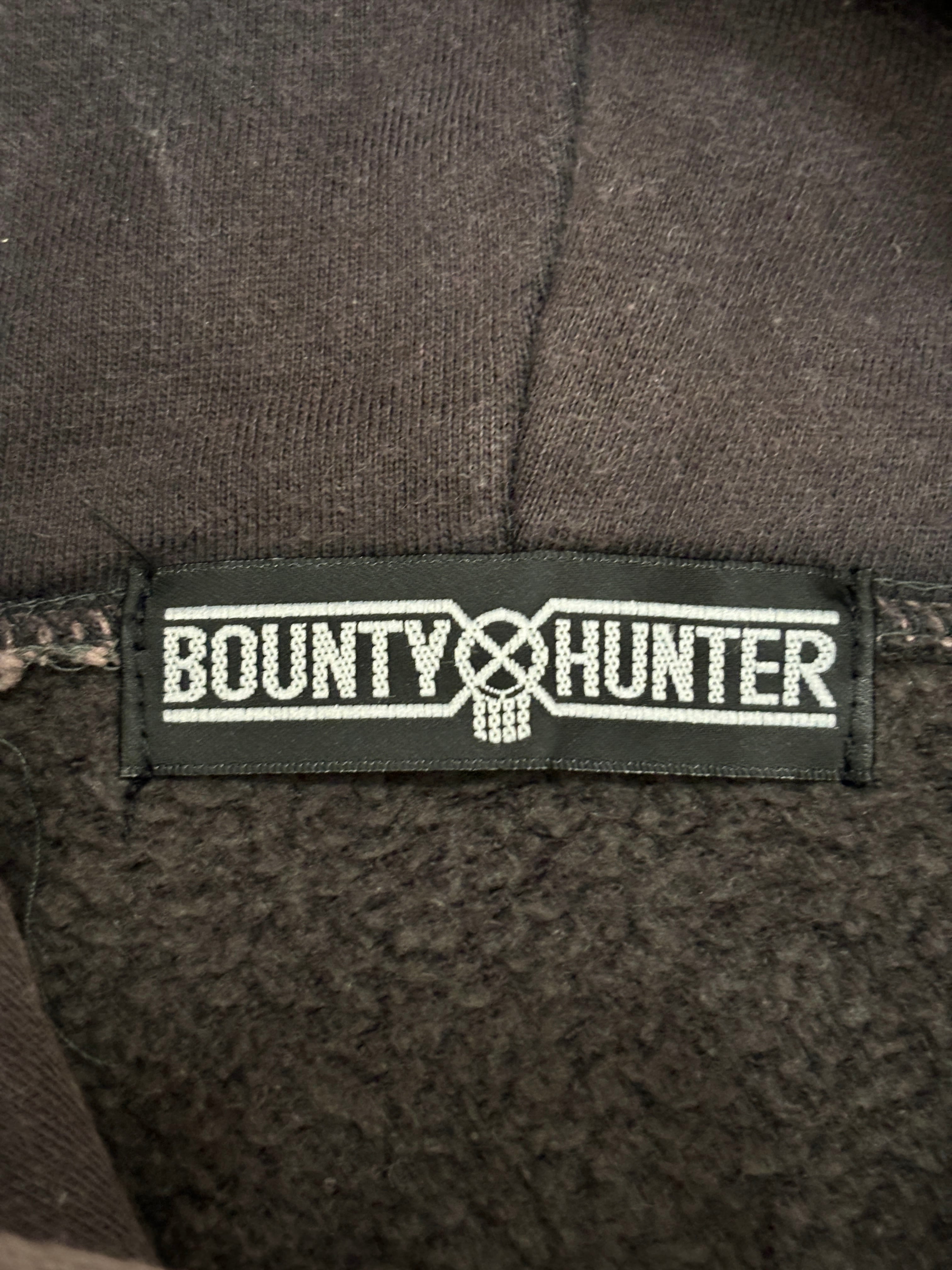 00s BOUNTY HUNTER × RECON/Logo print Hoodie/L～XL相当/ロゴプリント