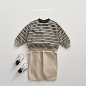 韓国子供服 / VIVID-I / 26Autumn / マルチストライプMTM / キッズ服 / ジュニア服 / 秋服 *XS~JM*