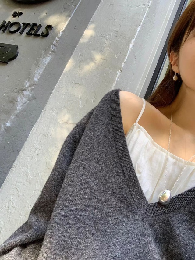 (予約) ounce / Way wlinkle one-piece 1color