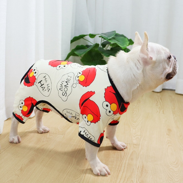 【送料無料】KM275OP薄型 フレンチブルドック オールインワン パジャマ 犬服 ドックウェア いぬ