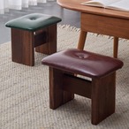 小さいスツール 高さ26cm グリーン 緑 無垢材 スツール 家庭用 玄関椅子 靴用スツール コーヒーテーブル用スツール 大人用 子供用 小さなスツール リビングルーム用 ドア用スツール