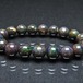 ブラックオパール ブレスレット 11mm 一点物 111-37999