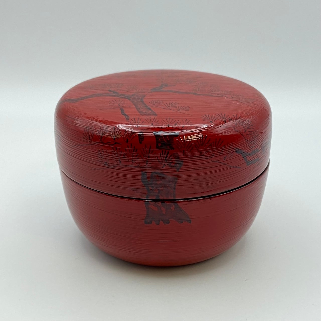 大棗 利休梅 三千家好写　中村湖彩　共箱入　茶道具　薄茶器　漆芸　伝統工芸品 新古】大棗 三千家好写 利休梅 中村湖彩 共箱入 薄茶器 | 茶道具 錦玉堂