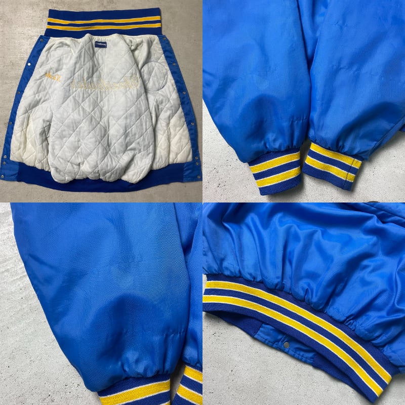 80年代 USA製 Holloway ホロウェイ ナイロンスタジャン ブルゾン